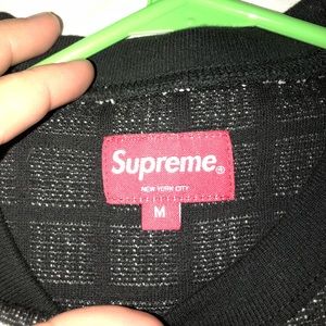 Supreme Black and White Shirt